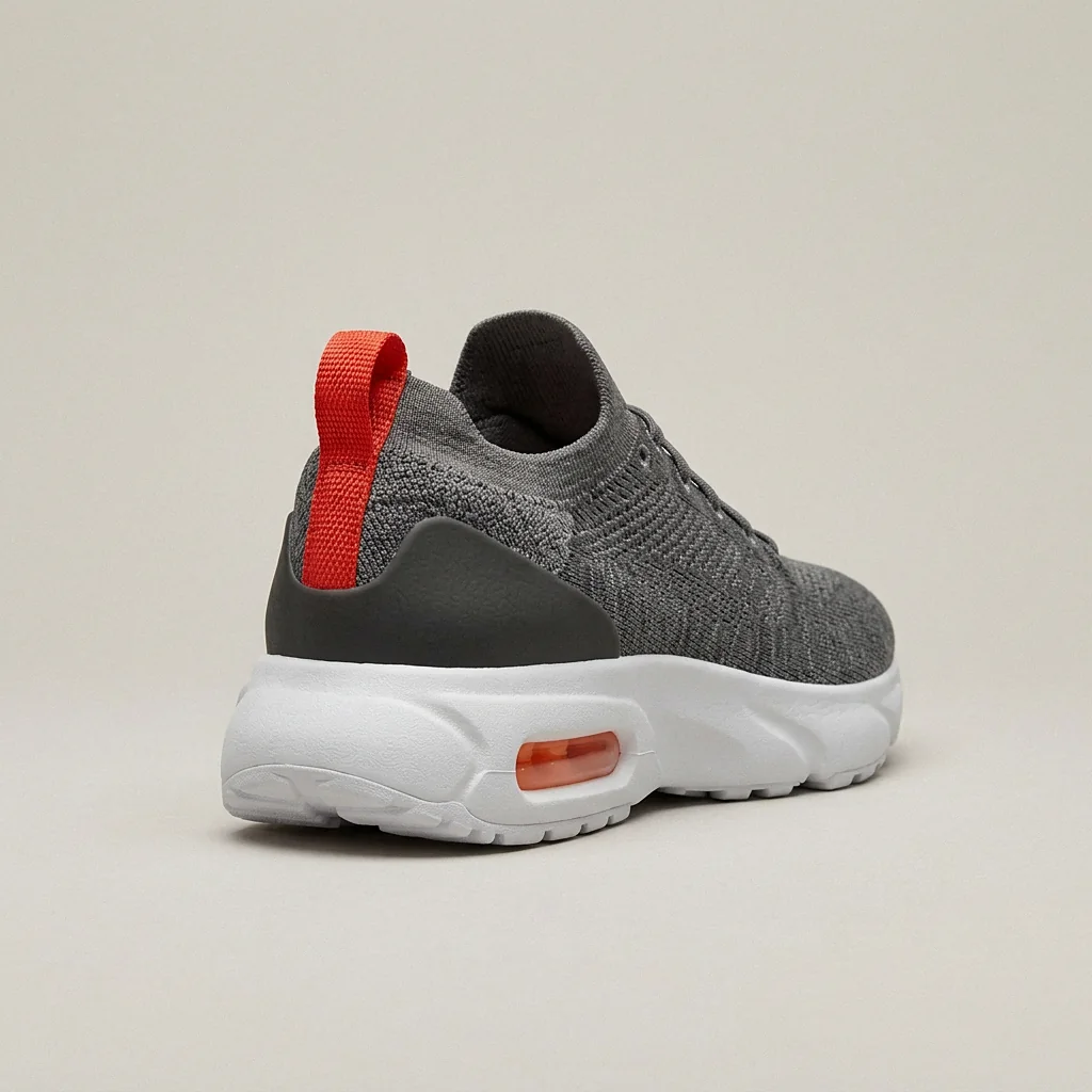 City Knit in Charcoal, from the heel