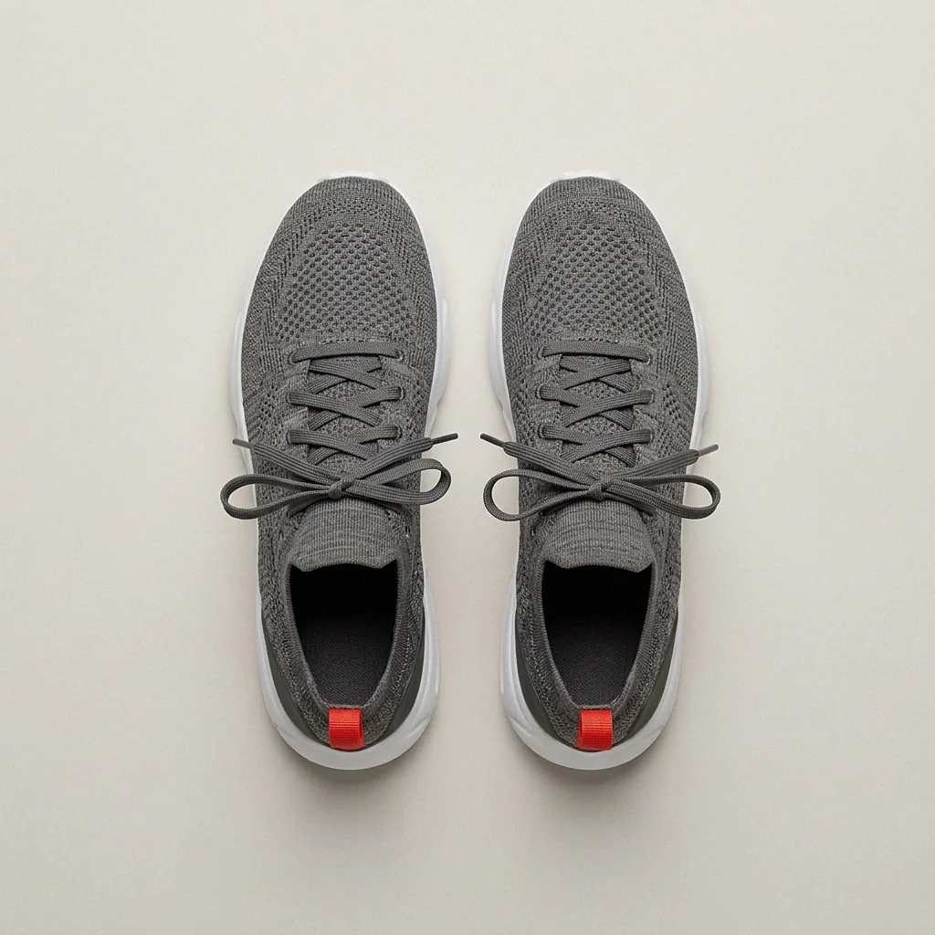 City Knit in Charcoal, from above