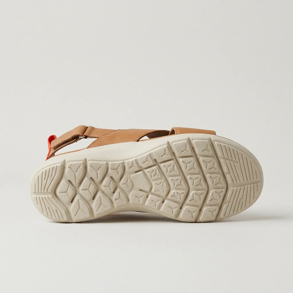 Cross in Tan, the outsole