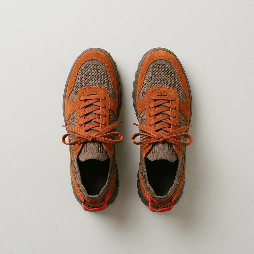 Daily Trek in Bark / Orange, from above