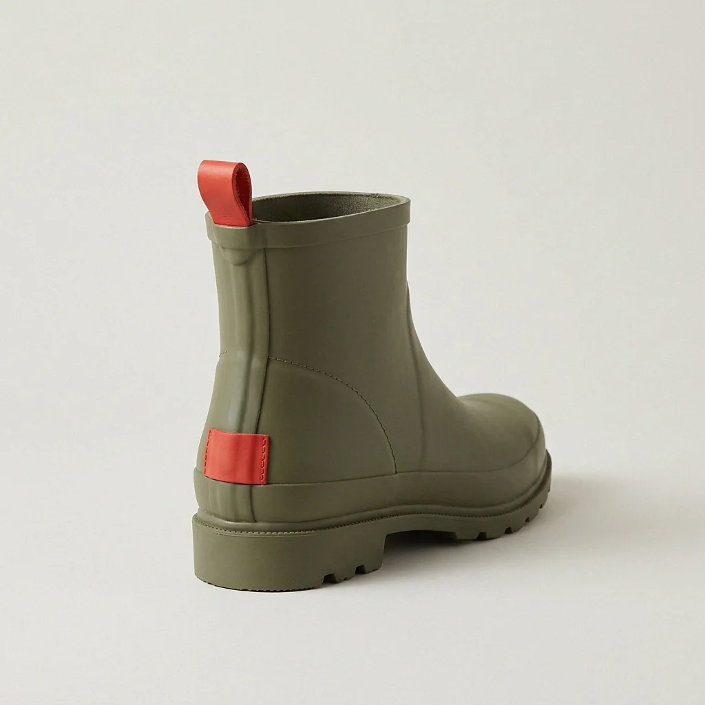 Rain in Olive, from the heel